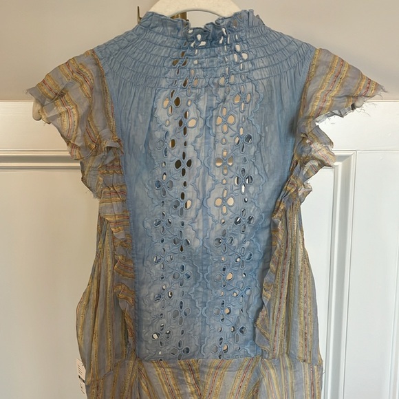 NWT Sheer multicolored sundress by Free People size Medium - Picture 7 of 9